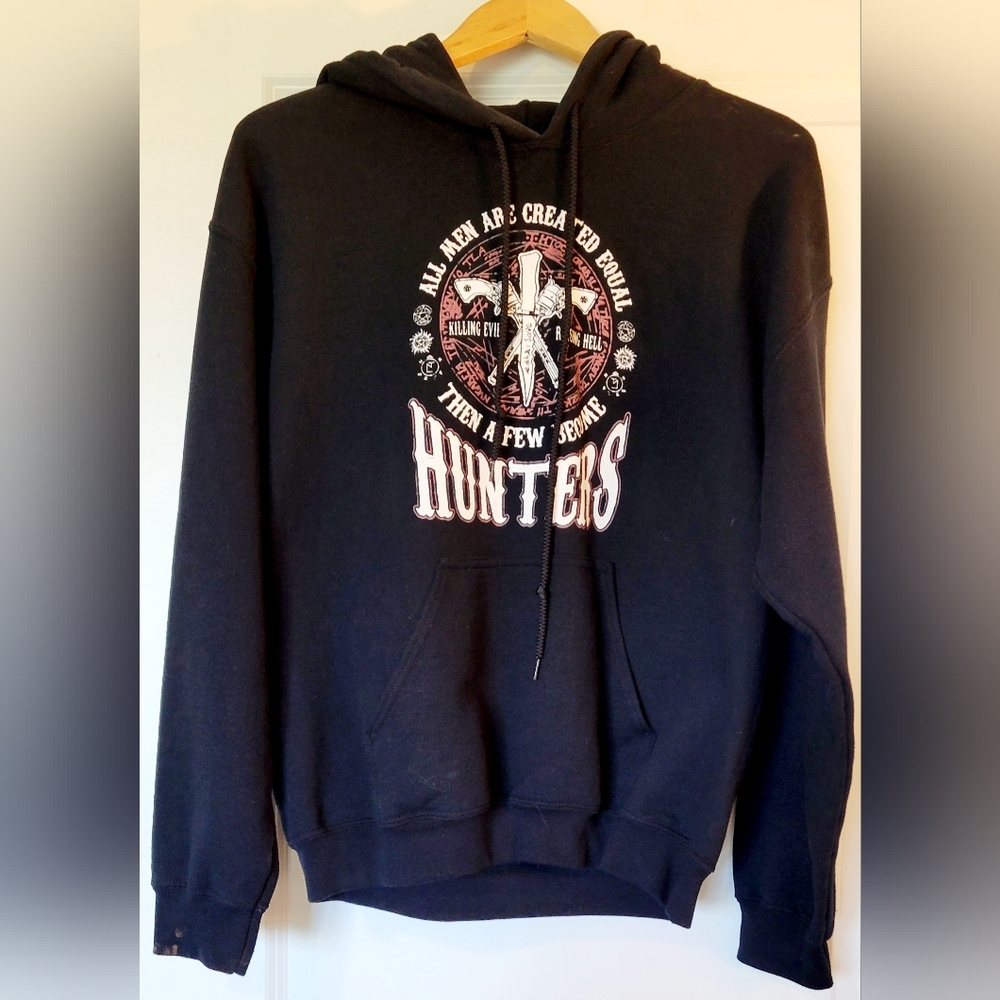Black "Supernatural" Hooded Sweatshirt